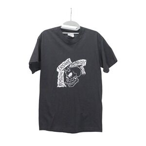 Hanes Ear2TheGround Punx 2002 vintage thrash metal punk‎ festival t shirt S